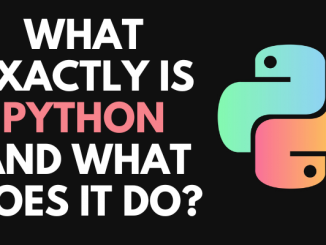 What exactly is Python and what does it do?